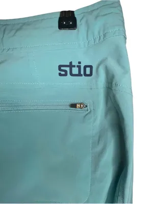 Stio Aqua Lightweight Outdoor Drawstring Hiking Pants With Logo Blue Size 6 thumbnail 6