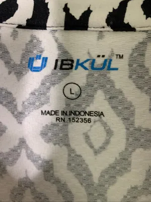 IBKUL 1/4 zip golf pullover women's size large Black thumbnail 3