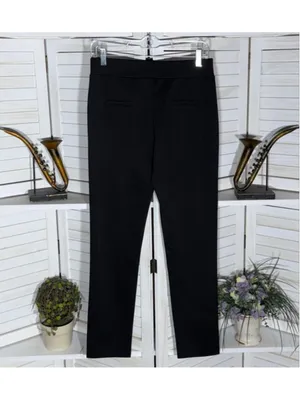 New Mix Black career office ponte pants stretchy resort cruise cocktail goth alt travel thumbnail 2