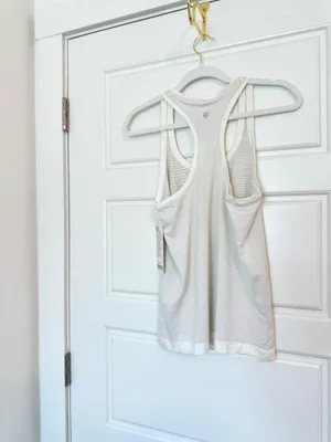 White Lululemon Swiftly Tech Tank Racerback Top thumbnail 2