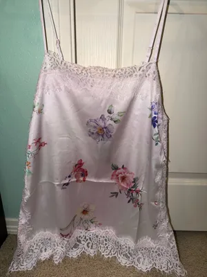 Lace Cami Top White Size L thumbnail 2