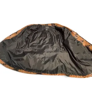Selene Sport Snake Print Faux Leather Jacket Women’s 2X Y2K Brown Zip Up Coat thumbnail 2