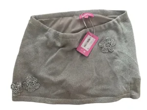 Edikted Teagyn Knit metallic skort medium thumbnail 3