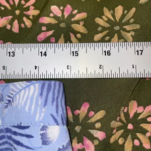 Sag Harbor Women's Blue Tropical Leaf Midi Skirt A-Line Casual Summer Vacation thumbnail 8