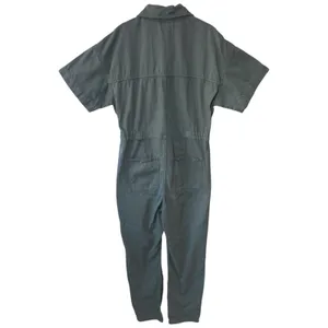 Free People Marci Coverall Jumpsuit in Washed Army Grunge Work Outdoors M‎ thumbnail 7