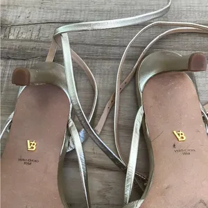 Veronica‎ Beard Silver Heeled Sandals thumbnail 4