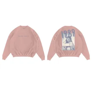 TAYLOR SWIFT 1989 (Taylor’s Version) Pink Crewneck, Size M, New w/o Tag SOO thumbnail 3