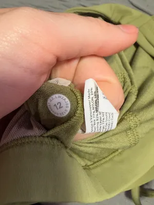 lululemon athletica Olive Strappy Crisscross Sports Bra thumbnail 3