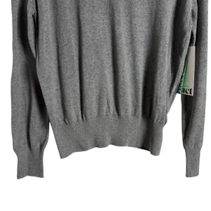 Pact Organic Cotton Gray Crewneck Long Sleeve Sustainable Sweater Size XL thumbnail 3