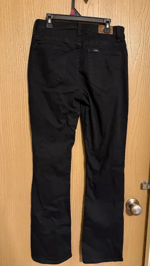 Black Lee Bootcut Jeans thumbnail 2