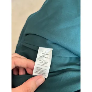 NWT Lulu's Famous Icon Dark Green Strapless Column Maxi Dress Medium Prom Party‎ thumbnail 5