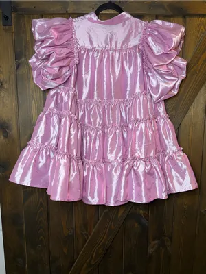 Klesis Babydoll Puff Sleeve Mini Dress‎ Whimsigoth Avant Garde Maximalist Sz S thumbnail 2