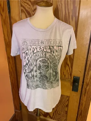 Family Dog Life Clothing Compilation Grateful Dead Skeleton Graphic T-Shirt thumbnail 3
