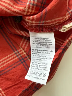 Madewell Red Plaid Prose Shirt XS thumbnail 7