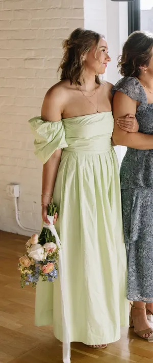 Hello Molly Dress Midi Green thumbnail 1
