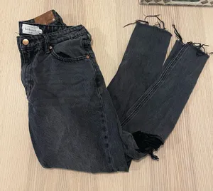 Bohme black ripped jeans thumbnail 1