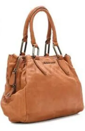 Liebeskind Berlin‎ handbag cognac leather thumbnail 1
