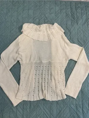Oonagh by Nanette Lepore Cream Hooded Open-Front Knit Cardigan thumbnail 4