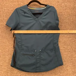 Scrubstar‎ Scrub Top Teal Small thumbnail 6