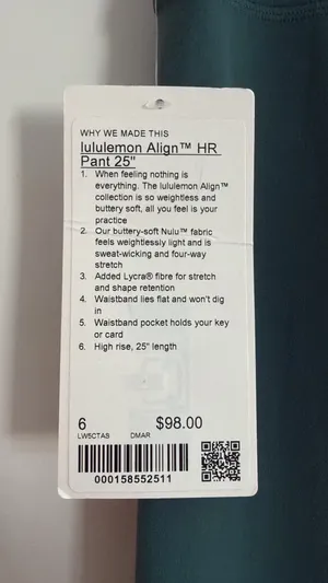 Lululemon Size 6 Align HR 25” Leggings thumbnail 6
