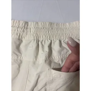 Calia Tan Pull On Active Drawstring Pocket Shorts Size Large Athleisure Gym READ thumbnail 8