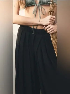NWT Free People free est sloane wide leg pant thumbnail 4