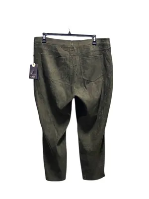 NYDJ Alina Faux Suede Pants Beige Size 18W NWT Neutral Minimalist Glam Fall Cute thumbnail 15