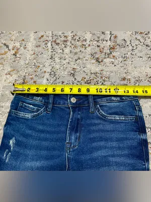 Vervet Flare Jeans Leopard Slit Size 26 thumbnail 7