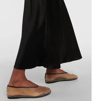 Mesh flats Tan Size 6 thumbnail 1
