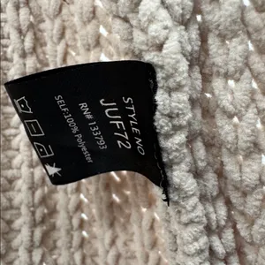 POL Beige Knit Women's Cardigan knit oversized open front M neutral casual thumbnail 9