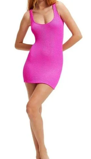 SKIMS Always Fits Pink Mini Dress /Good American thumbnail 3
