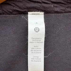 lululemon athletica Textured Black Knit Bomber Jacket thumbnail 4