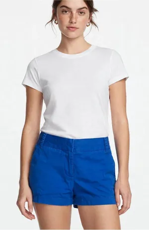 J. Crew Cobalt Blue 100% Cotton Chino Shorts Size 4 thumbnail 1