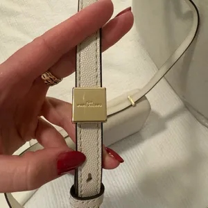 Marc Jacobs Ivory Crossbody Bag with Gold Accent thumbnail 6