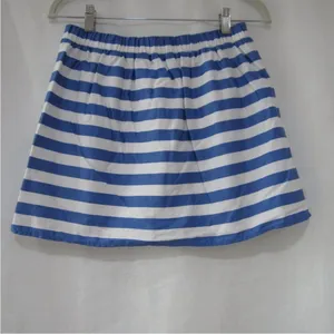Lilly Pulitzer Blue Stripe Mimosa Skirt Size‎ Medium thumbnail 2