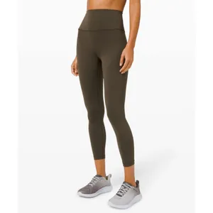 Lululemon Wunder Train High-Rise Tight/Leggings 25" Size 16 NWT Dark Olive thumbnail 4