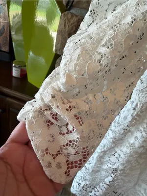 For Love and Lemons Santo Lace Romper thumbnail 3