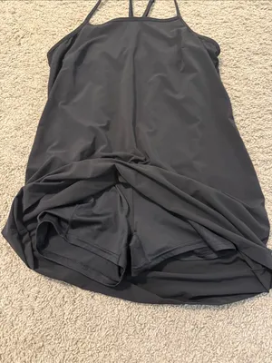 all in motion Black Spaghetti Strap Active Dress thumbnail 2
