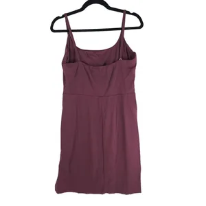 Halara Spaghetti Strap Square Neck Corset Bodycon Midi Casual Dress Purple XS thumbnail 7