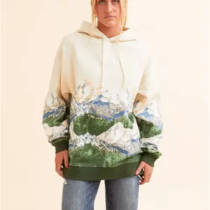 Modish Rebel Mont Blanc Mountain Hooded Sweatshirt – Size Small thumbnail 2
