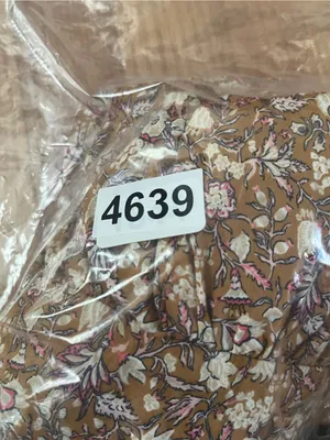 Old Navy Brown Ditsy Floral Babydoll Mini Dress Small Tall Cottagecore Romantic thumbnail 9