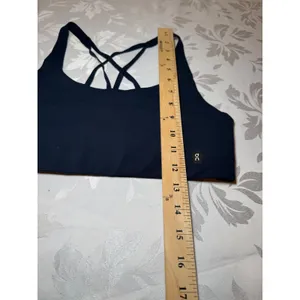 On Cloud Running Studio Navy Blue Strappy Cross Back Sports Bra Size S thumbnail 5