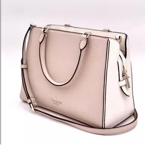 Kate Spade Cream Satchel with Elegant Design thumbnail 1