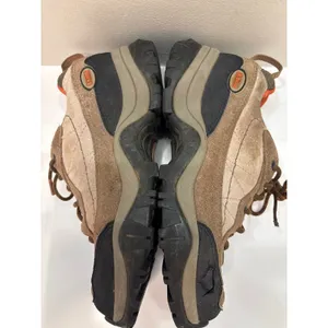 LL Bean Waterproof Hiking Trail Shoes Women's Suede Leather‎ Brown Orange thumbnail 4