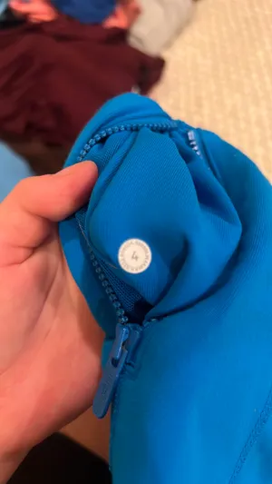 Blue Lululemon Define Jacket thumbnail 4