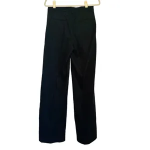 Kule Black Wide‎ Leg High Rise Lyocell Cotton Pants Pants Sz 2 Quiet Luxury New thumbnail 2