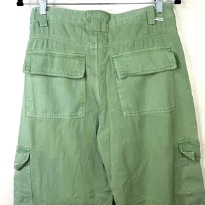 NEW Billabong Green Walk Along Relaxed Cargo Cotton Twill Comfy Pants Size 26 thumbnail 8