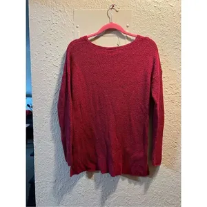 Loft V-Neck Pullover Sweater Woman’s Size Small thumbnail 8