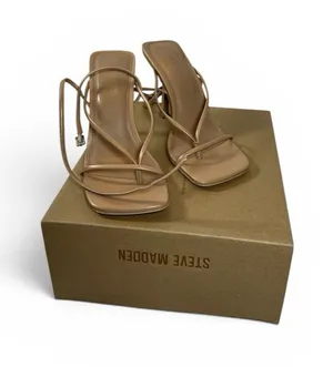 Steve Madden Women's Annie Square Toe Dress Sandal Sz 8 New thumbnail 1