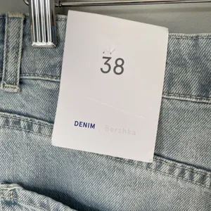 Bershka Denim High-Rise Maxi Skirt 100% Cotton Blue Women's Size EU 38/US 6 thumbnail 8